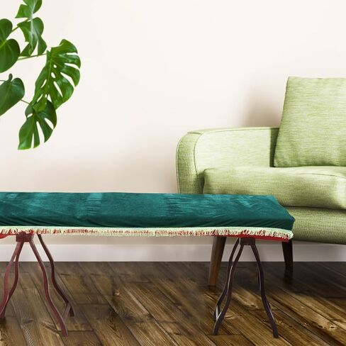 غطاء غبار Guzheng مخملي من ULTECHNOVO باللون الأخضر الداكن، قماش واقي Guzheng مرن مع غطاء آلة موسيقية مزخرف بشرابة لحماية الغبار وتخزينه in Kuwait