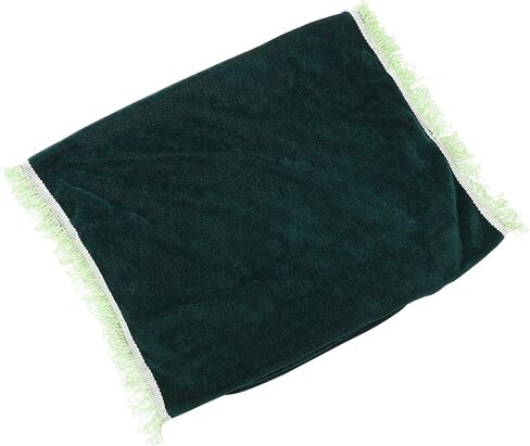 غطاء غبار Guzheng مخملي من ULTECHNOVO باللون الأخضر الداكن مع شرابة، غطاء مزخرف واقٍ لآلة Guzheng الموسيقية، حافظة مقاومة للغبار للحفاظ على الآلة واستخدام المسرح in Kuwait