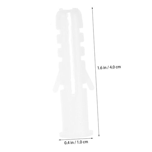DECHOUS M8 Plastic Expansion Tubes 100pcs Wall Anchors Self-Drilling Screws Sturdy Plastic Expansion Plugs for Drywall and Plasterboard Fastenings in Saudi Arabia