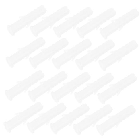 DECHOUS M8 Plastic Expansion Tubes 100pcs Wall Anchors Self-Drilling Screws Sturdy Plastic Expansion Plugs for Drywall and Plasterboard Fastenings in Saudi Arabia