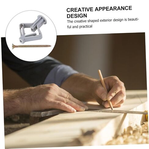 Holibanna 100pcs Plastic Butterfly Plug for Wall Repair Drywall Patch Expansion Tube Wall Spackle Filler in Kuwait