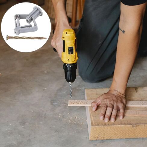 Holibanna 100pcs Plastic Butterfly Plug for Wall Repair Drywall Patch Expansion Tube Wall Spackle Filler in Kuwait