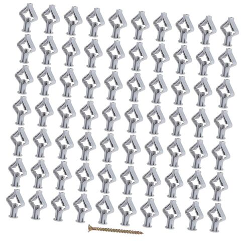 STOBAZA 100pcs Drywall Patch Fixing Plastic Butterfly Plugs Wall Plug Expansion Tube in Saudi Arabia