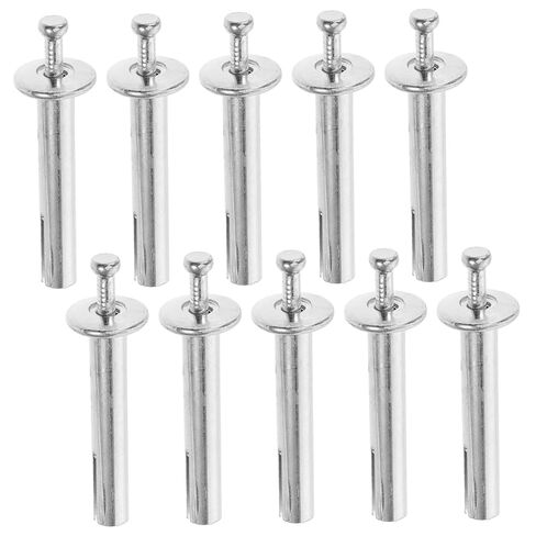 Homoyoyo 10pcs Heavy Duty Expansion Drive Nails for Concrete and Masonry Quick Installation Wall Anchors for Drywall and Brick Suitable for Home Improvement Projects in Saudi Arabia