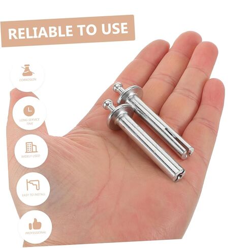 Homoyoyo 10pcs Heavy Duty Expansion Drive Nails for Concrete and Masonry Quick Installation Wall Anchors for Drywall and Brick Suitable for Home Improvement Projects in Saudi Arabia