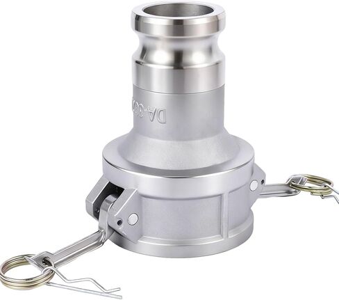 Camlock Fitting Type DA, 4'' Female Camlock x 3'' Male Camlock, 150 PSI, Aluminum Cam Groove Hose Fittings, Coupling Reducer Adapter in Saudi Arabia