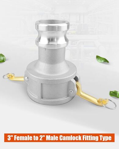 تركيبات Camlock من النوع DA 3 بوصات Camlock × 2 بوصات وصلات قياسية للذكور، وتركيب خرطوم الكامة والأخدود استبدال CAM-3020-DA in Saudi Arabia
