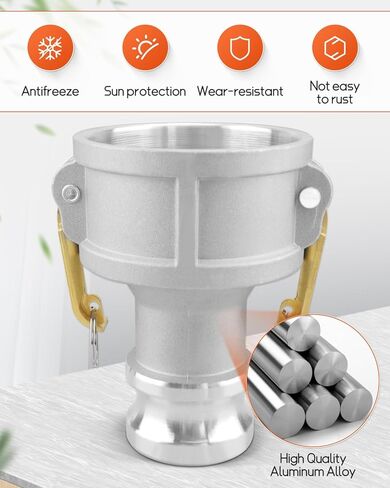 تركيبات Camlock من النوع DA 3 بوصات Camlock × 2 بوصات وصلات قياسية للذكور، وتركيب خرطوم الكامة والأخدود استبدال CAM-3020-DA in Saudi Arabia