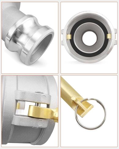 تركيبات Camlock من النوع DA 3 بوصات Camlock × 2 بوصات وصلات قياسية للذكور، وتركيب خرطوم الكامة والأخدود استبدال CAM-3020-DA in Saudi Arabia