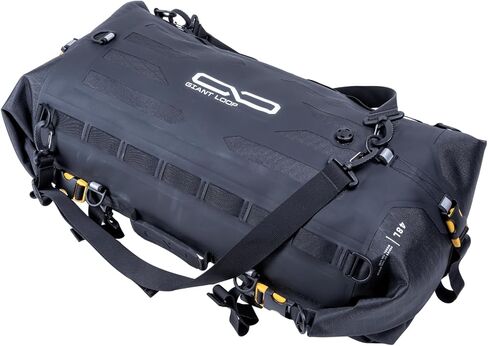 Giant Loop Tillamook Dry Bag, Waterproof Motorbike Luggage, Ideal for Fly and Ride Trips, 48-Liters Storage, Fits Any Large Motorcycle, UTVs, ATVs & Overlander (Black) in Saudi Arabia