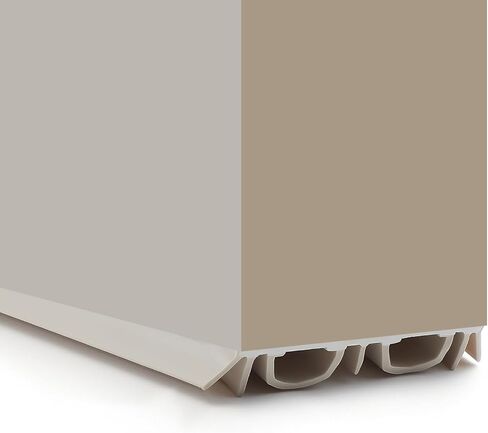Pushglossy 2 Pack Slide on Door Sweep 35-3/4 Inches Double Bulb Weatherstrip Bottom Seal Compatible with Taylor Door for Energy Efficiency and Draft Protection in Saudi Arabia