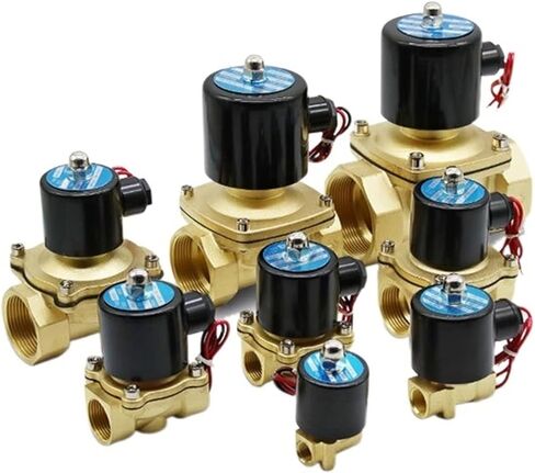 Electric Solenoid Valve 1/4 Quot; 3/8 Quot; 1/2 Quot; 3/4 Quot; DN8/10/15/20/25/50 Normally Closed Pneumatic for Water Oil Air Gas 12V 24V 110V 220V 1Pcs(Ac220v,DN20) in Saudi Arabia