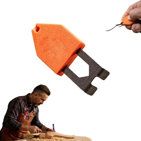 Rope Anchor Hook, One-Handed Operation Chalk Line Anchor Hook Tool, Unique End Rope Instant Fixing Marking Tool for Carpentry, Drywall, Roofing, Home Renovation & Building Projects (3pcs) in Saudi Arabia