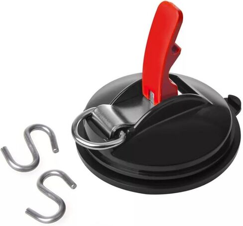 Suction Cup Hooks, Vacuum Suction Cup Anchor with Securing Hooks, Heavy Duty Car Strap Suction Cup for Outdoor Camping and Cargo Tie Down in Saudi Arabia