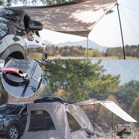 Suction Cup Hooks, Vacuum Suction Cup Anchor with Securing Hooks, Heavy Duty Car Strap Suction Cup for Outdoor Camping and Cargo Tie Down in Saudi Arabia
