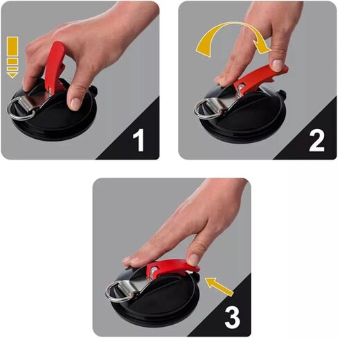 Suction Cup Hooks, Vacuum Suction Cup Anchor with Securing Hooks, Heavy Duty Car Strap Suction Cup for Outdoor Camping and Cargo Tie Down in Saudi Arabia