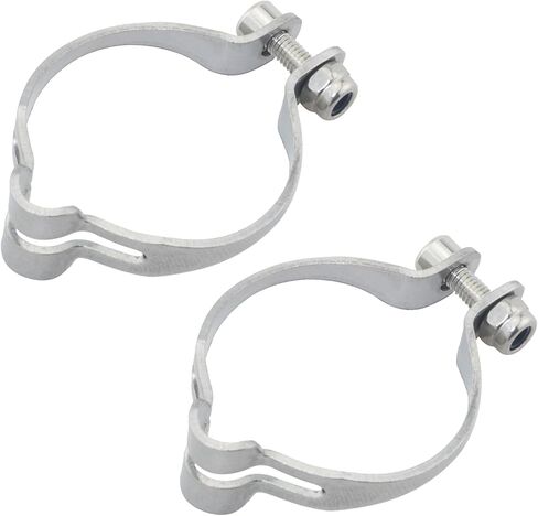 2PCS Bicycle Brake and Derailleur Cable Housing Guide Base 25.4mm Metal Rings Derailleur Cable Base Guide Clip Fitting Line Tube for Mountain Bikes in Saudi Arabia