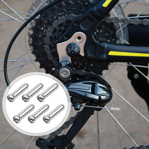 200 Pcs Bike Cable End Caps,Alloy Cable End Crimps,Bicycle Ends Caps Parts,Easy to Use,for Roud Moutain Bicycle,Road Bikes(Silver) in Kuwait