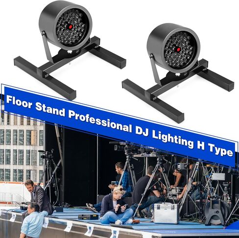 Tandefio 2 قطعة LED الاسمية يمكن الطابق الوقوف برو DJ الإضاءة H الإطار الاسمية ضوء جبل قوس جبل حامل in Saudi Arabia