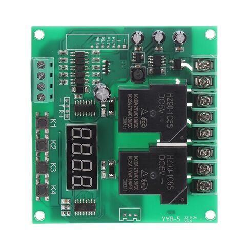 RiToEasysports Motor Timing Cycle Module 6 Functions Motor Ruleboard for 2 Ways of Magnetic Valve, Pump, Engine, 12 V 24 V Output Power in Saudi Arabia