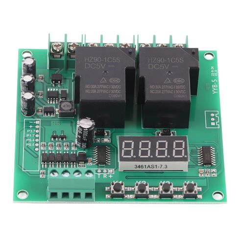 RiToEasysports Motor Timing Cycle Module 6 Functions Motor Ruleboard for 2 Ways of Magnetic Valve, Pump, Engine, 12 V 24 V Output Power in Saudi Arabia
