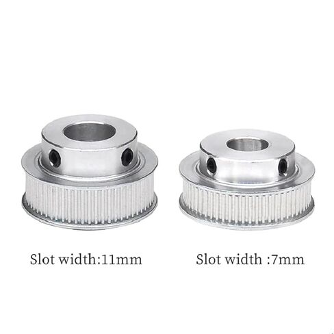 2GT 72Teeth GT2 Timing Pulley Bore 5-20mm Belt Width 6/10mm 3D Printer 1Pcs(6.35mm,Slot Width 11mm) in Kuwait