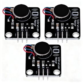 3Pcs Vibration Sensor Module DC5V 9000RPM Flat Motor with MOS Drive for Wearable Projects (30×21mm, PWM Compatible) in Kuwait