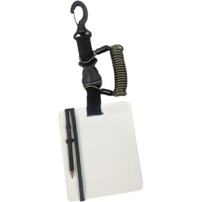 الكتابة من سليت عن الغوص، كتاب تحت الماء بمشبك دوار وقلم رصاص، تحت الماء in Kuwait