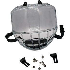 Ice Hockey Helmet Full Visor, Accessories, Breathable Premium, Ergonomic, Replace, Anti Fog Full Face Protection Visor in Saudi Arabia