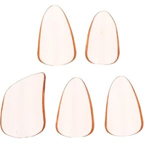 BESTYASH 5 قطع كبيرة من أغطية أظافر Guzheng البرتقالية الكبيرة لحماية الأصابع أدوات Guzheng لملحقات حماية أطراف الأصابع لاستخدام الآلات الخيطية in Kuwait