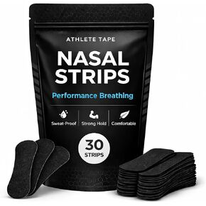 شرائط الأنف للتنفس (30 قطعة) – شرائط الأنف للشخير والنوم – موسع الأنف، ملاءمة عالمية in Kuwait