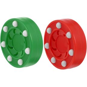 Happyyami 2pcs Roller Hockey Pucks for Street Hockey and Training Versatile Ice Pucks for All Genders for Indoor and Outdoor Practice Enhance Skating Skills Any Weather in Kuwait