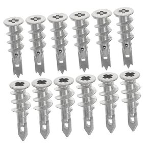 100 قطعة من مسامير توسيع الحوائط الجافة ذاتية الحفر الثقيلة لجدران الجبس تاج مزدوج الشكل لاحتياجات التثبيت المتنوعة in Kuwait