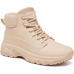 SHULOOK Non Slip Work Boots for Women Slip-Resistant Shoes Waterproof Food Service Chef Kitchen Restaurant Working Casual Comfortable Ankle Boot Outdoor Walking Booties Sneakers in Kuwait