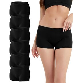 Sunm Boutique Womens Cotton Boy Shorts Underwear Anti Chafing Shorts Women Cotton Biker Shorts Women 4 Pack in Kuwait