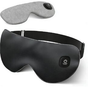 قناع عين تسخين لاسلكي للعيون الجافة، يحجب الضوء الدافئ والقابل لإعادة الشحن، وسادة تسخين كهربائية للعين بقدرة 1000 مللي أمبير في الساعة للنوم، قناع نوم حراري قابل للغسل مع 3 إعدادات لدرجة الحرارة، رمادي in Kuwait