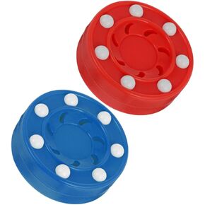 Sosoport قطعتان من كرات تدريب الهوكي المضمنة الاحترافية، مادة مطاطية قوية لممارسة التمارين في الشوارع والداخلية لملحقات تدريب ألعاب الهوكي in Kuwait