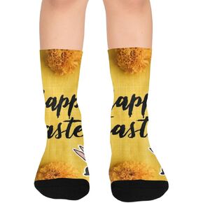 جوارب المشي لمسافات طويلة على شكل أرنب عيد الفصح من القطيفة - جوارب شتوية حرارية سميكة دافئة للأولاد والبنات للمدرسة، والارتداء اليومي والأنشطة الخارجية in Kuwait