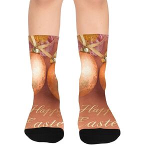 جوارب المشي لمسافات طويلة من الفاوانيا عيد الفصح - جوارب شتوية حرارية سميكة دافئة للأولاد والبنات للمدرسة، والارتداء اليومي والأنشطة الخارجية in Kuwait