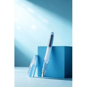 قلم نافورة ثلاثي ، الكتابة السلسة ، غطاء ملاءمة ، الاستخدام اليومي بأسعار معقولة (الشوكولاتة ، المتوسطة) in Kuwait