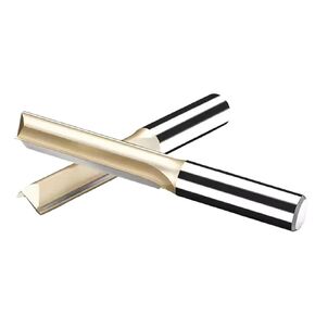 مستقيم راوتر بت 1/2 1/4 عرقوب قاطعة طحن الخشب 2 الناي التشذيب الشق القاطع أداة نجارة كربيد نهاية مطحنة (2958) in Kuwait