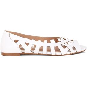 Moira Woven Peep Toe Flats in Kuwait