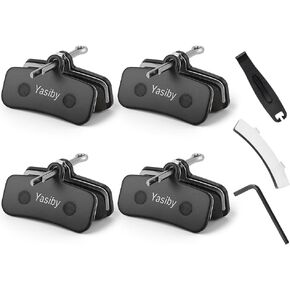 وسادات فرامل الدراجة، 4 أزواج من وسادات فرامل القرص عالية الأداء مع أدوات التثبيت لاستبدال وسادات فرامل Shimano MT420 MT520 M6120 M7120 M8120 Tektro TRP Ebike Mountain & Road MTB in Kuwait