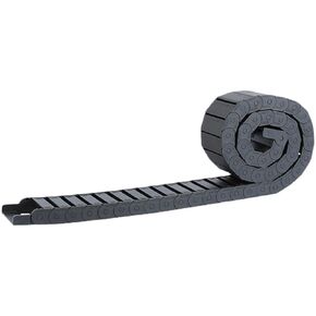 Semi-Closed Black Cable Drag Chain 15x15 15X20 18x18 18x25 Transmission Chains Plastic Towline Wire Carrier Drag Chain(R38mm,18x50 mm) in Kuwait