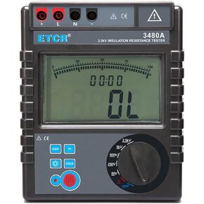 Earth Ground Resistance Tester ETCR3480B 5000V, 0.1Mo~400Go, AC 0V-750V Insulation Resistance Tester(ETCR3480B) in Kuwait