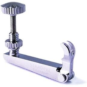 جهاز ضبط دقيق من التيتانيوم 2.0 مع مسمار معدني مقاوم للاهتراء بلون تيتانيوم ساطع أو رمادي بندقية، للكمان وأداة ضبط الأوتار (ساطع) in Kuwait