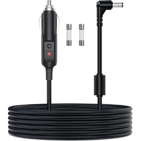 DC Power Cable Compatible with Inogen One g2 g3 g4 g5 Car Charger,for Inogen Car Charger Power Cord Replace BA-306 BA-301 BA-302 BA-303，Equipped with Replaceable Fuses in Kuwait