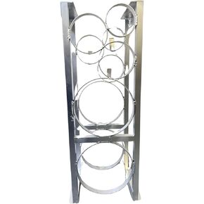 حامل خزان F&L للخدمة الشاقة - حامل أسطواني عالمي للفريون والأكسجين والنيتروجين وثاني أكسيد الكربون - حامل حامل خزان آمن للاستخدام الصناعي والطبي والتهوية وتكييف الهواء - ألومنيوم مقاوم للصدأ (2 × 30 رطل أوكسي، آتي) in Kuwait