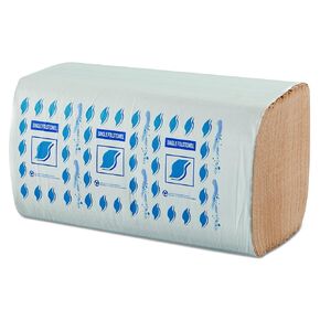 جين مناشف ورقية طية مفردة، طبقة واحدة، 9 × 9.25، كرافت، 334/علبة، 12 علبة/كرتون in Kuwait