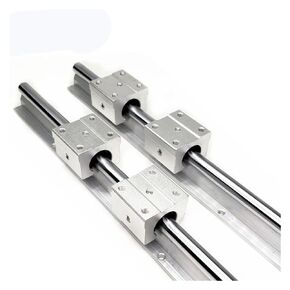 2 R16 قضبان توجيه خطية 300 400 500 600 1000 1200 1500 مم + 4 R16UU مقعد محمل خطي مجموعات السكك الحديدية الدليلية الخطية (500 مم) in Kuwait